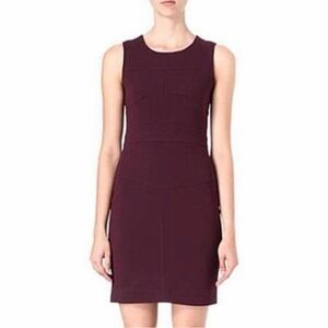 Diane von Furstenberg GALYA BODYCON plum dress Size 4